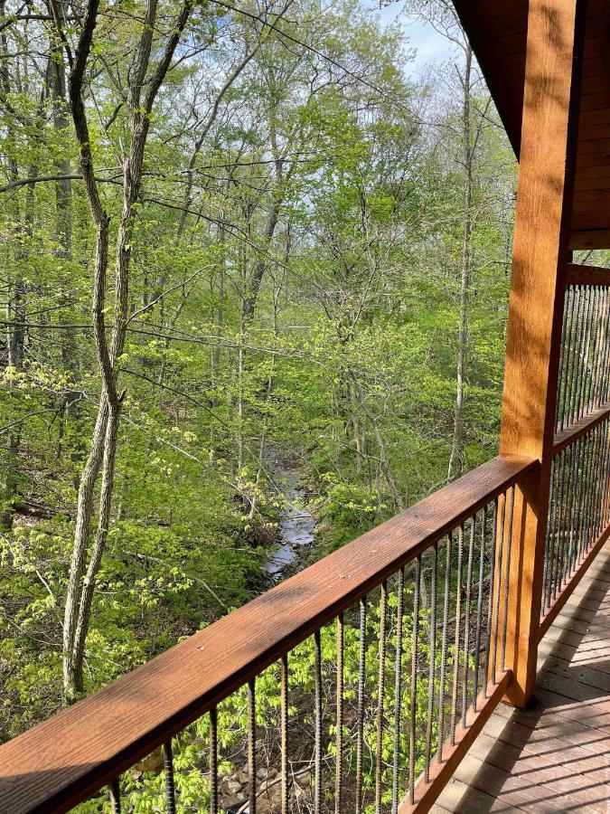 Cricket Hill Treehouse By Amish Country Lodging ميلزبورغ المظهر الخارجي الصورة